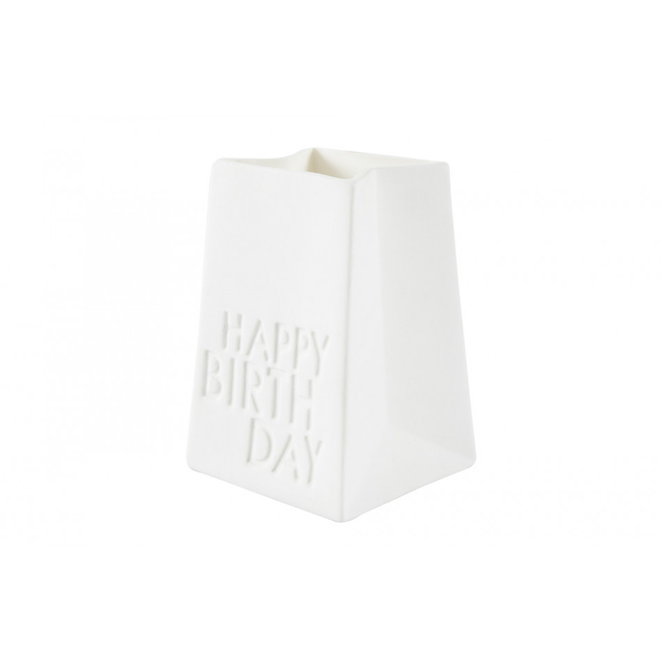 Держатель свечи для чая HAPPY BIRTHDAY, H10x6.5x6.3cm