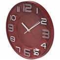 Plastic wall clock Brick, D28x4cm