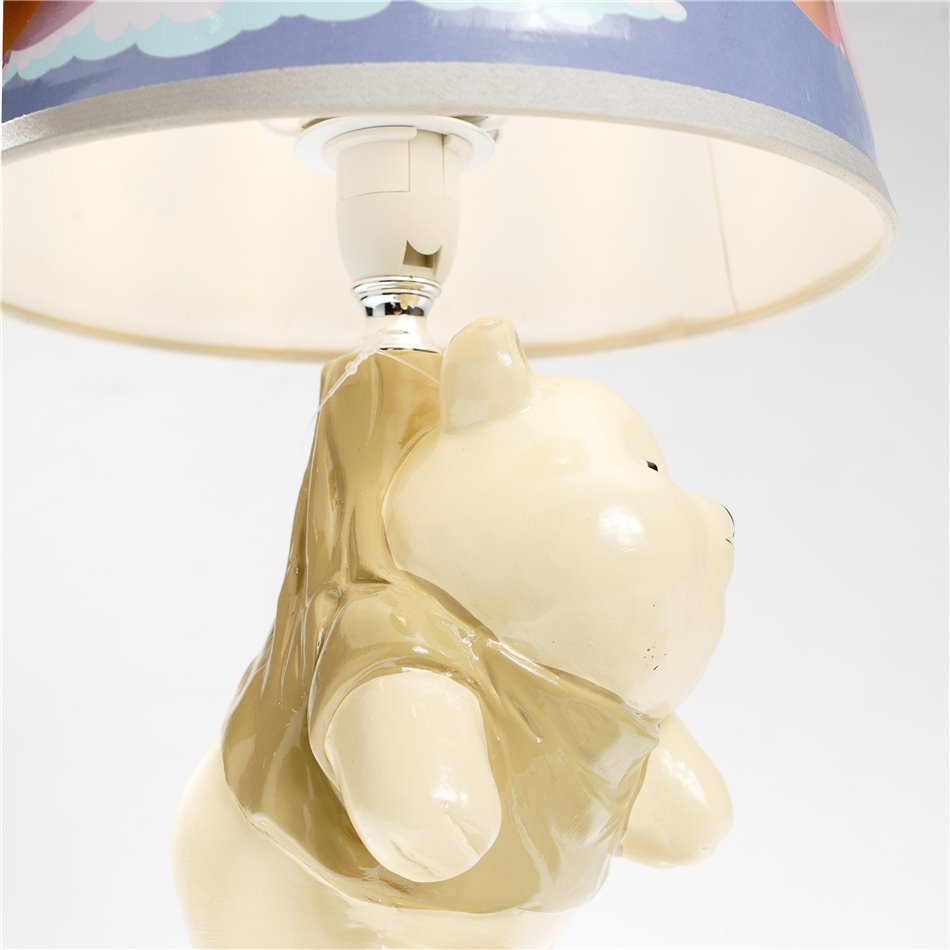 Настольная лампа Teddy, кремовая/синяя, 35x18x18cm E14 1x40(MAX)