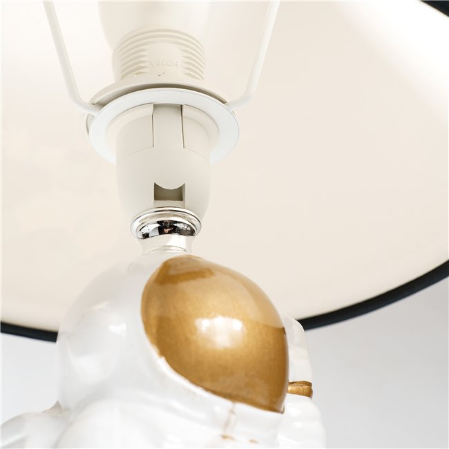 Настольная лампа Astronaut, белого/золотого/синего цвета,30x20x20cm E14 1x40(MAX)