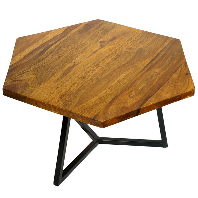 Side table Sindi, sheesham wood, 60x60x H35cm