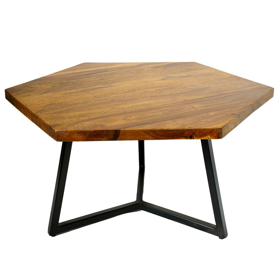 Side table Sindi, sheesham wood, 60x60x H35cm