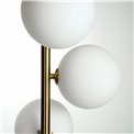 Floor lamp Rade opal white/ brass, D30xH170cm,G9 LEDx5, MAX 5W