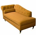 Lounge chair Chesterfield L, golden, 172x76x72cm