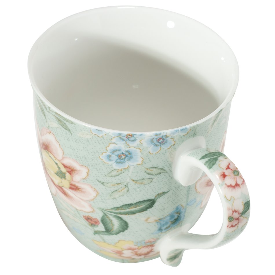 Mug Zen Garden, green, porcelain, 300mll, 9.5xD8.5cm