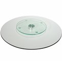Revolving glass board World of cheese, D32cm