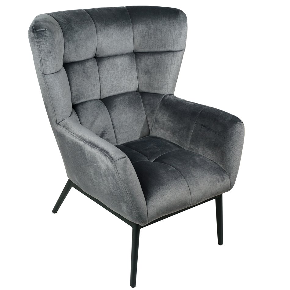 Armchair Olten, grey, H101x78x75cm