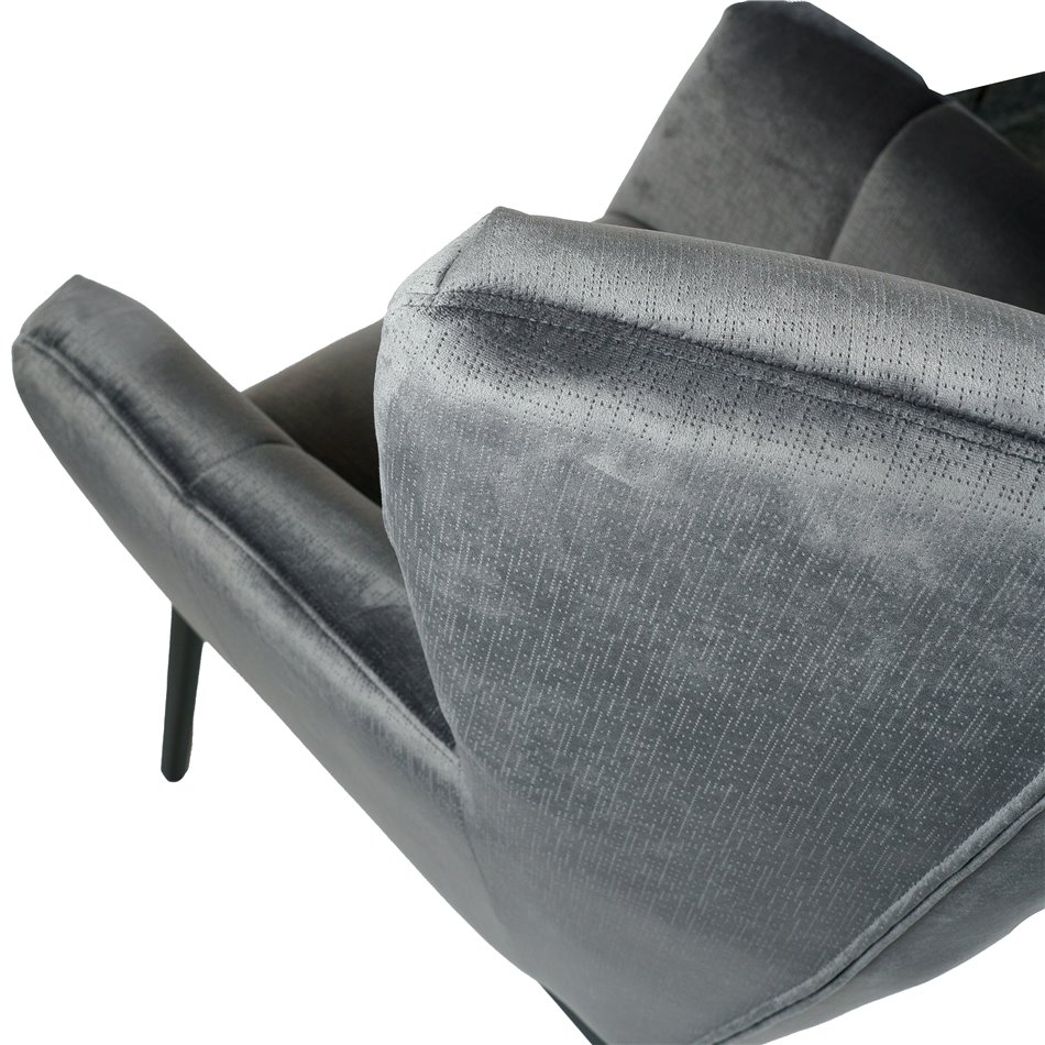 Armchair Olten, grey, H101x78x75cm