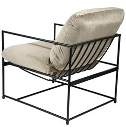 Armchair Oltenita, grey, H80x64x75