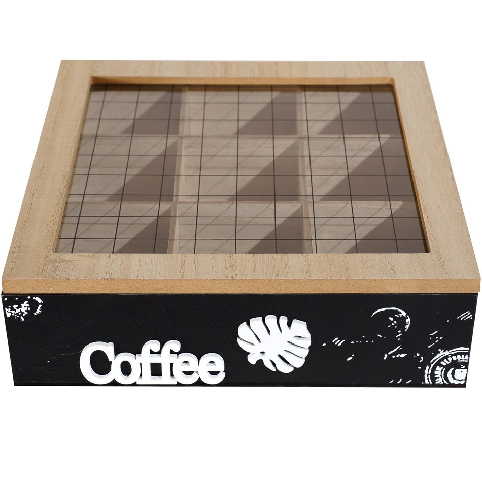 Capsules box Coffee, 24x24x7cm