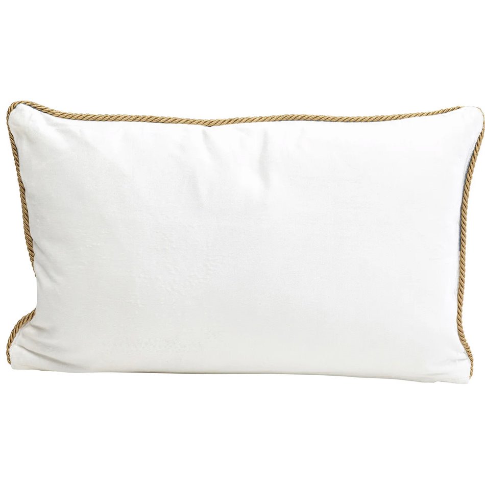 Cushion Glitter Dragonfly, white, 50x30cm