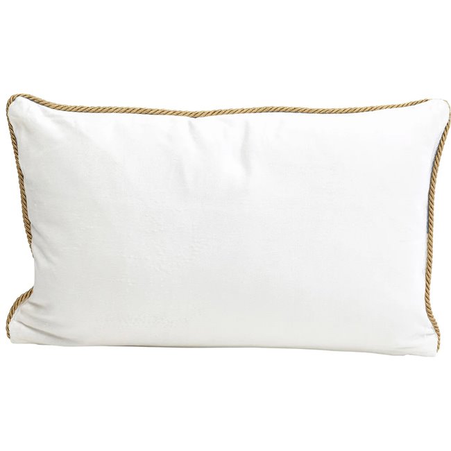 Cushion Glitter Dragonfly, white, 50x30cm
