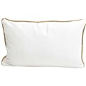 Cushion Glitter Dragonfly, white, 50x30cm