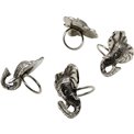 Napkin ring Happy Elephants, set 4, 3x3x3cm