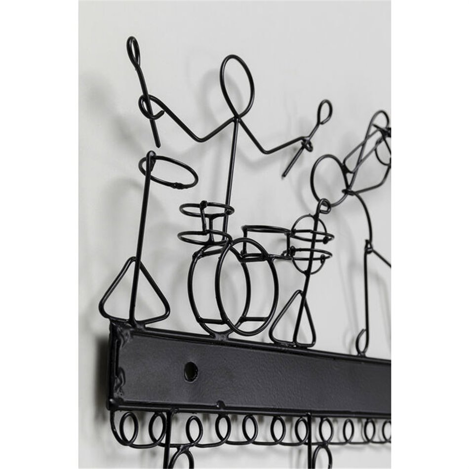 Wall wardrobe wire Music Band, 62x34cm