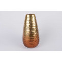 Vase Ilina, silver/copper, 15x15x29.5cm