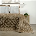 Bed cover Jumis, brown, velvet, 220x240cm