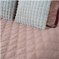 Bed cover Jurate, mauve, velvet, 160x220cm