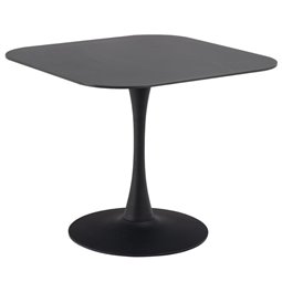 Dining table Amalta, black ceramic, 75x90x90cm