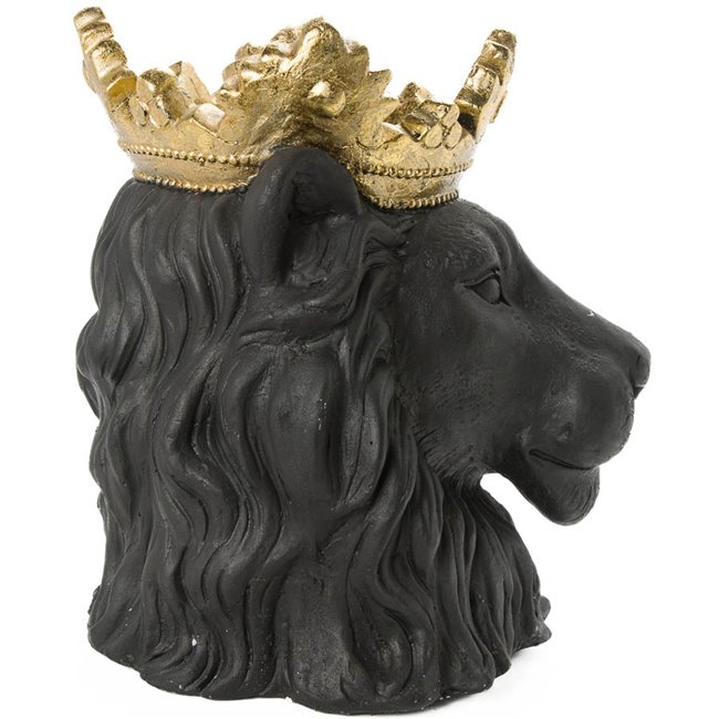Декоративный цветочный горшок Black Lion, золотой, H39.5x28x30.5cm