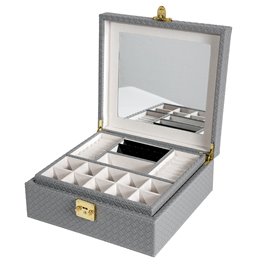 Jewellery box Hamilton GRY, 28x26x10.5cm