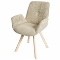 Chair Sanga 11, 180 degree retun funk., beige, 61x61xH84cm