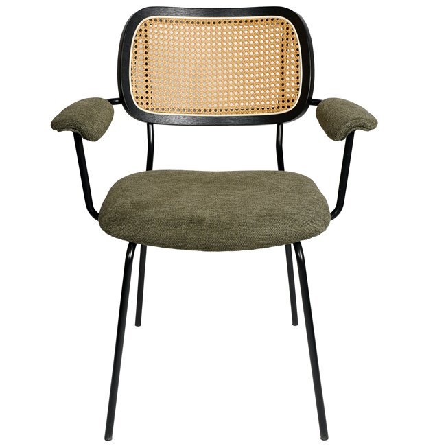 Chair Sarra, green, 67x63.5xH82cm