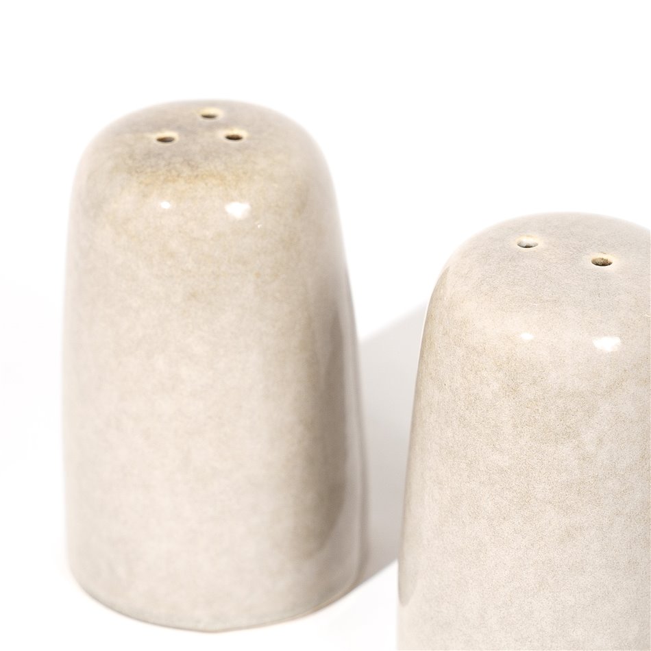 Salt and pepper set Callie, taupe, D4 H8.2cm