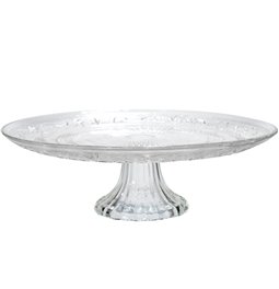 Cake stand Renaissance, glass, H9 D29cm