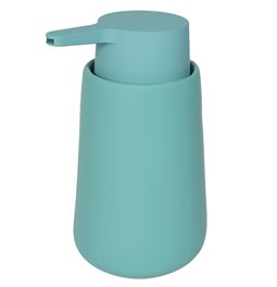 Soap dispenser Rub, turquoise, D8,3xH14,8cm