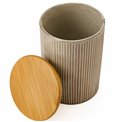 Storage canister Marony S, beige, H16cm, D11cm