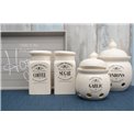 Storage dish Onions, white color, H27xD20cm