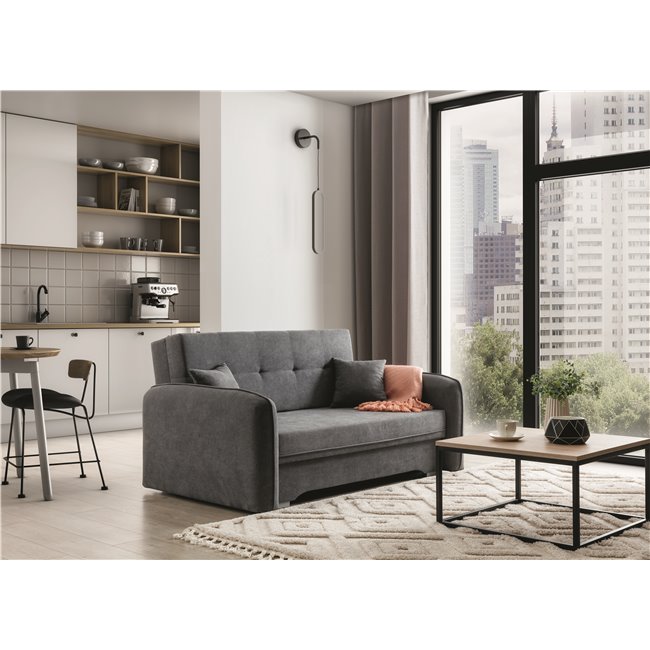 Sofa bed Elaine, Poco 4, gray, H75x155x105cm