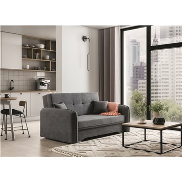 Sofa bed Elaine, Poco 4, gray, H75x155x105cm
