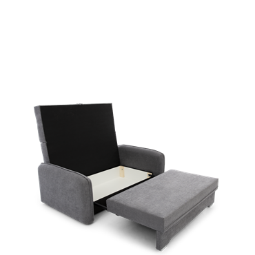 Sofa bed Elaine, Poco 4, gray, H75x155x105cm