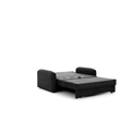Sofa bed Elaine, Poco 10, black, H75x155x105cm