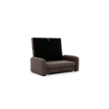Sofa bed Elaine, Poco 22, brown, H75x155x105cm