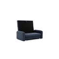 Sofa bed Elaine, Poco 40, blue, H75x155x105cm