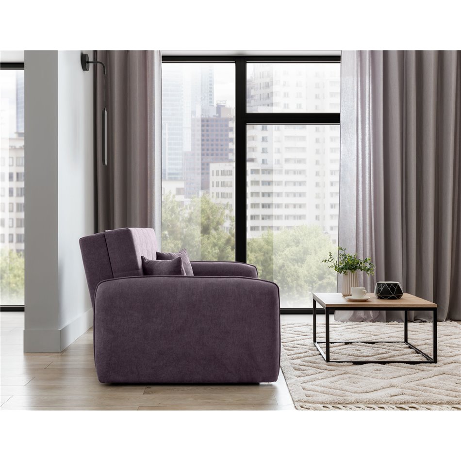 Sofa bed Elaine, Poco 41, purple, H75x155x105cm