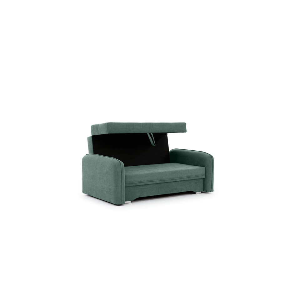 Sofa bed Elaine, Poco 100, green, H75x155x105cm