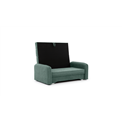 Sofa bed Elaine, Poco 100, green, H75x155x105cm