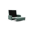 Sofa bed Elaine, Poco 100, green, H75x155x105cm