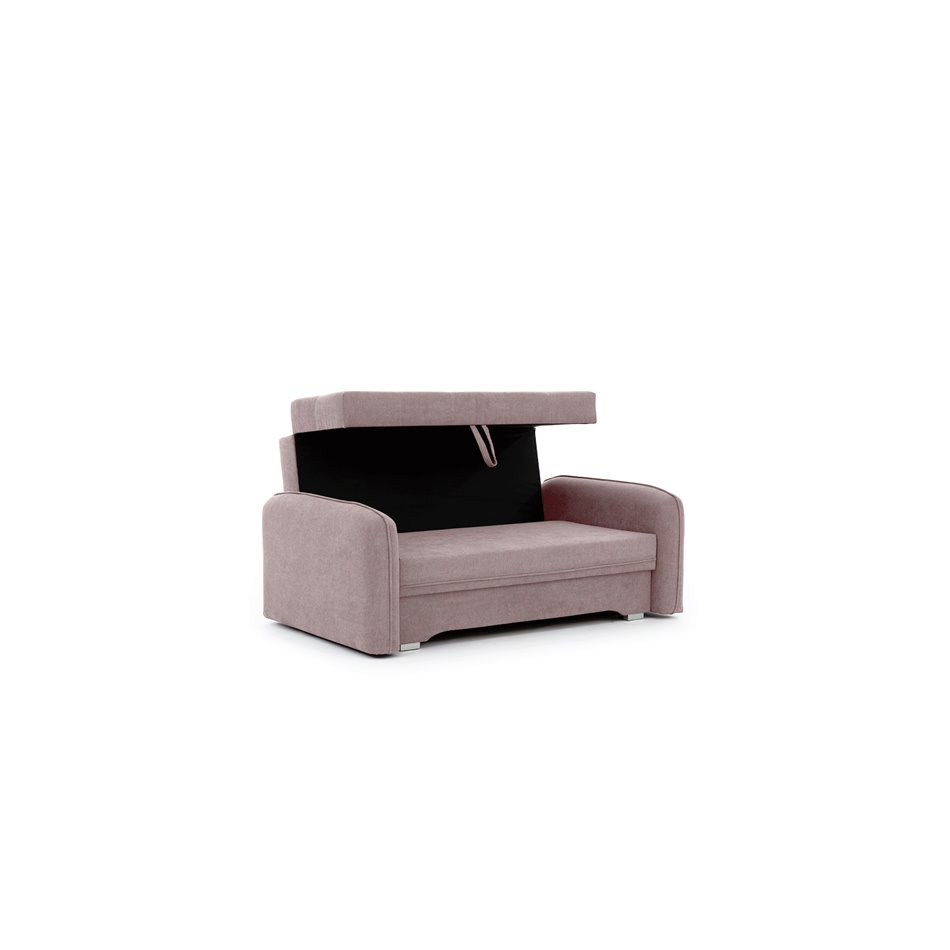 Sofa bed Elaine, Poco 101, pink, H75x155x105cm