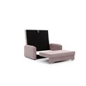 Sofa bed Elaine, Poco 101, pink, H75x155x105cm