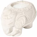 Candleholder Elephant with candle 135g, 16.5x10.5x11.2cm
