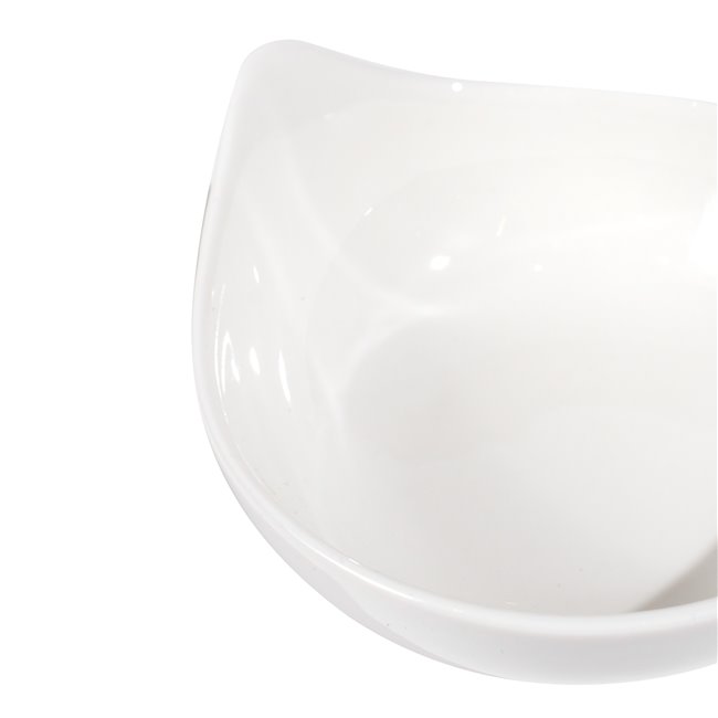 Bowl with handle M, Ø10cm, white