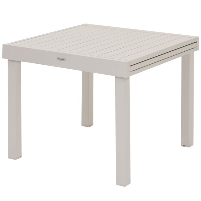 Table Lapiazza ex, 8seat, aluminium, 90x90xH75.5cm