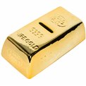 Money box Gold bar, ceramic, 5x9x6cm