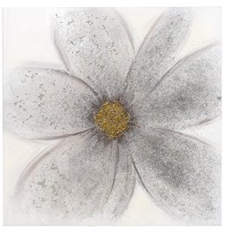 Picture Silver Flower, 80x80cm