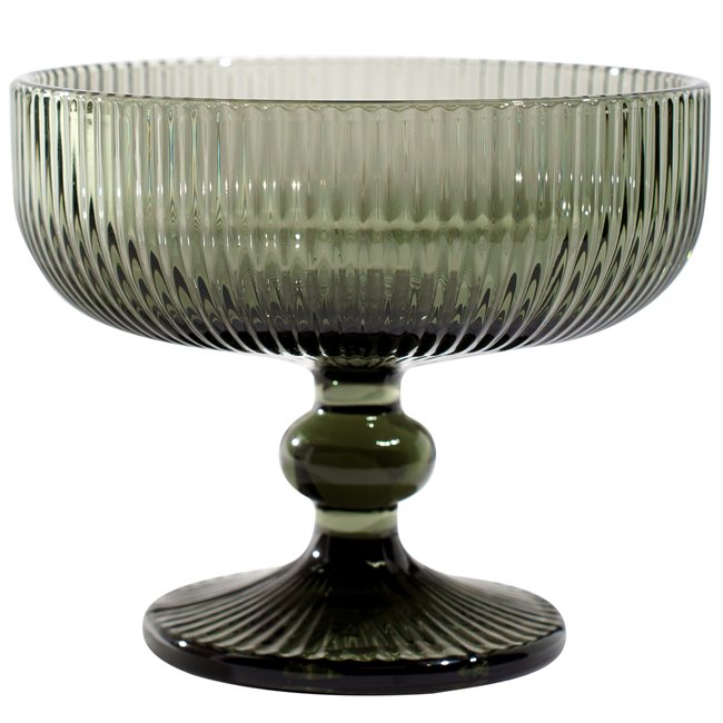 Bowl Rigano, grey,  H10 D12cm